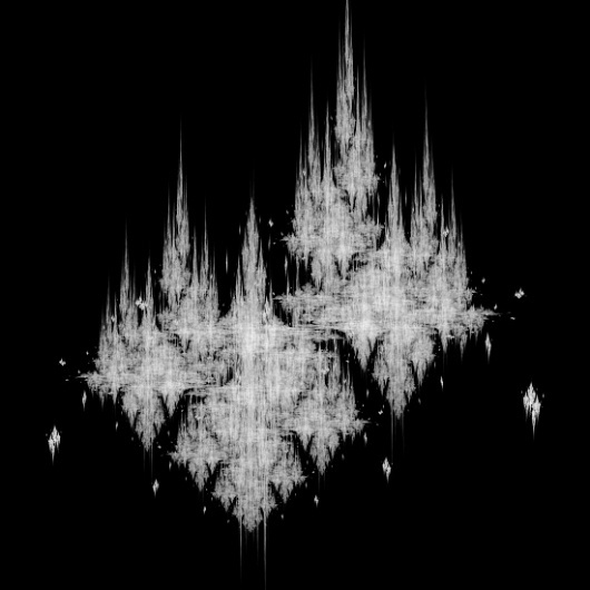 0001 project #abstract #white #print #fractal #black #0001project #poster #and
