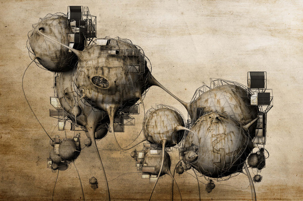 CJWHO ™ ("QUARANTENA" by Robert Scott Gilson (B.Arch...) #design #illustration #concept #architecture #art #drawing
