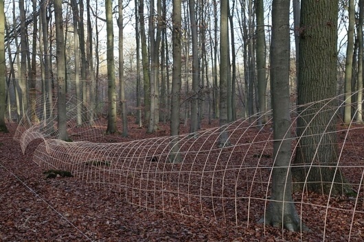 john grade: la chasse #forest #installation