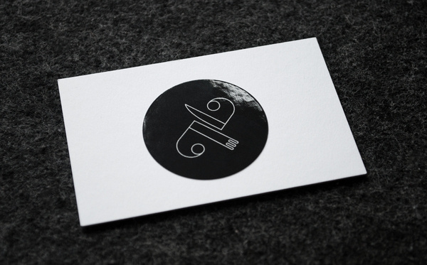 Cuchillo & Tenedor Business cards #business #tenedor #card #cuisine #decimal #cuchillo