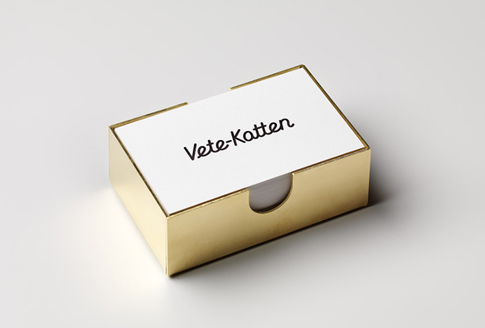 Vete-Katten by The Studio #business cards #stationary #branding
