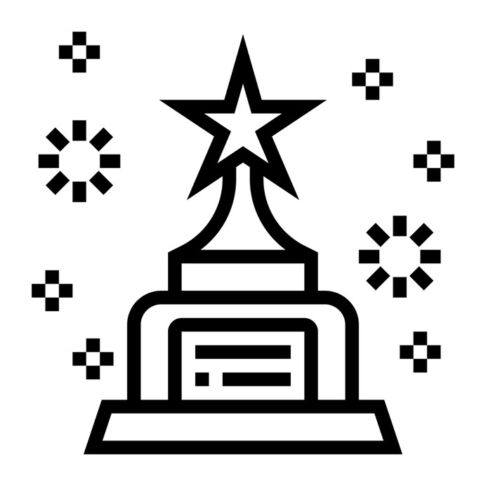 See more icon inspiration related to win, award, prize, star, cup, sports and competition, champion, winner and trophy on Flaticon.