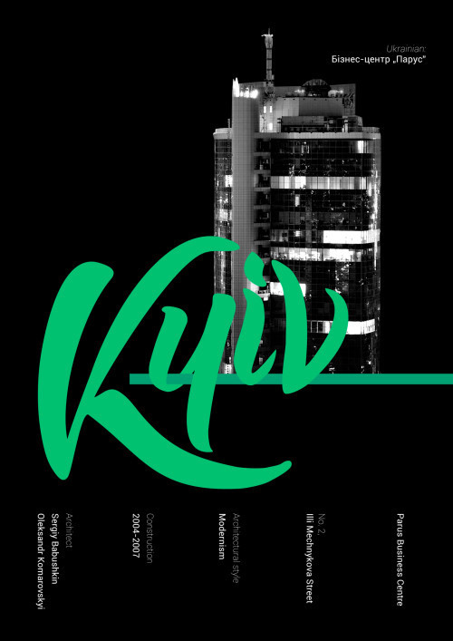Kyiv Poster by Maria Umiewska and Sonia Panasiuk
