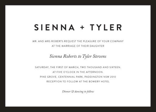 Minimal - Wedding Invitations #paperlust #wedding #invitation #weddinginvitation #weddinginspiration #paper #design #print #foilstamp