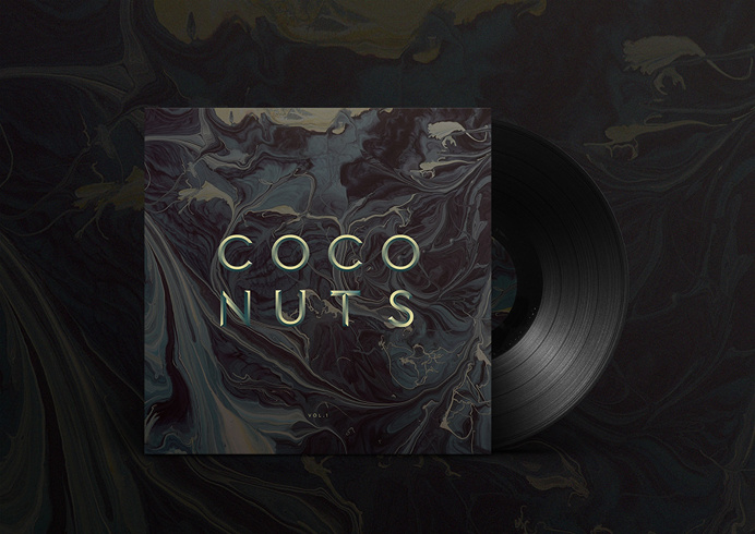 #vinyl #texture #marble #typography