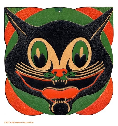 Designersgotoheaven.comÂ 1930s Halloween Design. (ViaÂ VintageMeOhMy) #cat