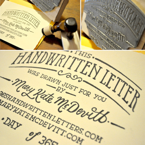 Typeverything.comnHandwritten Letter Stamp byÂ Mary Kate McDevitt.n(via iloveligatures) #type #lettering