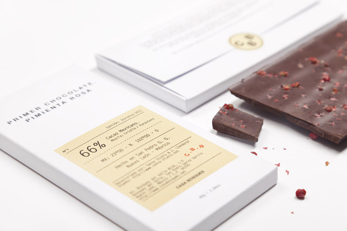 Packaging with emboss and sticker details designed by Savvy for Casa Bosques' new line of seasonal chocolates #packaging