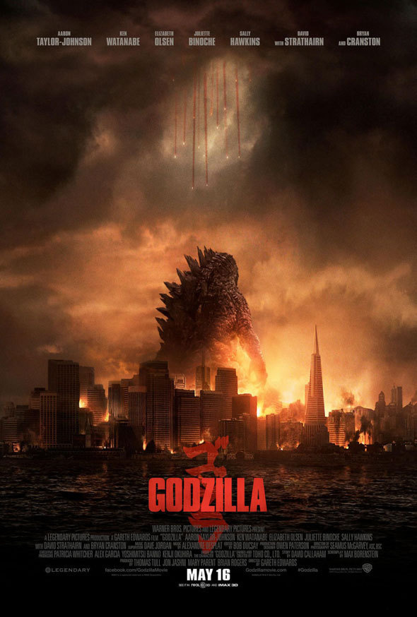 New Poster: "Godzilla" | News | Dark Horizons #warner #bros #destruction #poster #film #monster #kaiju #godzilla