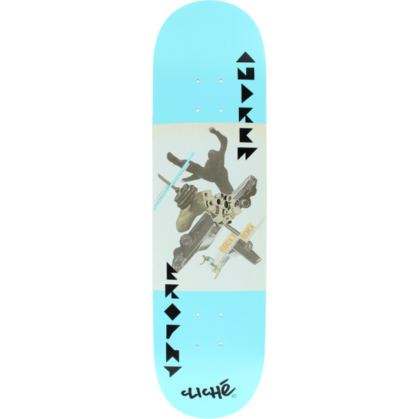 Cliche Skateboards - TIERNEY #skateboard #collage #type