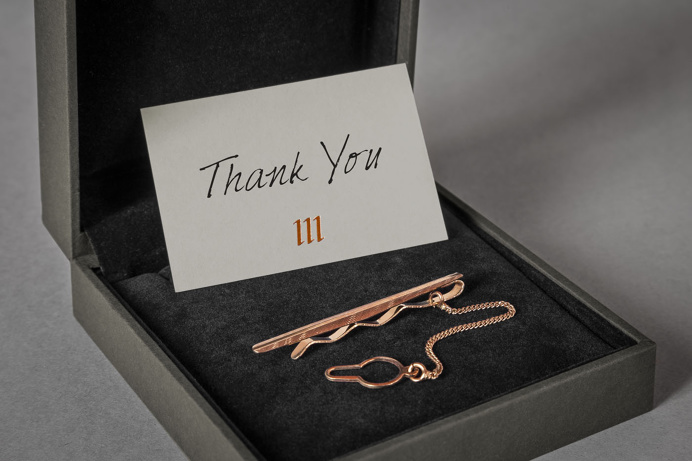 Marangoni Gino | Personal Brand. #copper #hotfoil #elegant #sober #minimal #thanks #card #gift