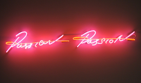 Tracey Emin | PICDIT #sculpture #red #installation #pink #vibrant #colour #art #light #neon