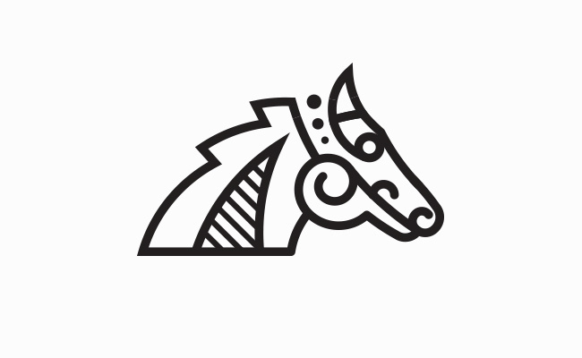 Work — Justin Block www.justin-block.com #vector #horse #modern #icon #design #simple #logo