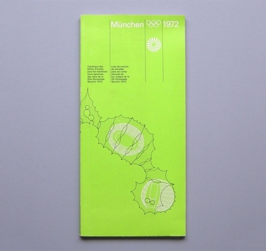 WANKEN - The Blog of Shelby White » Brochures of the 1972 Munich Olympic Games #olympic #otl #1972 #aicher #games #munich #brochure