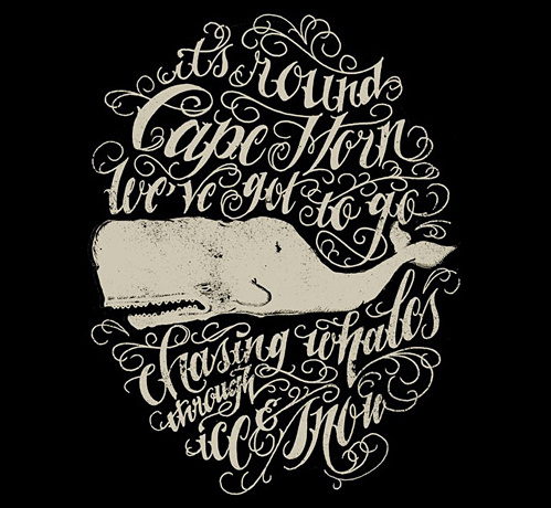 jon contino #lettering #script #whale #jon #contino #typography