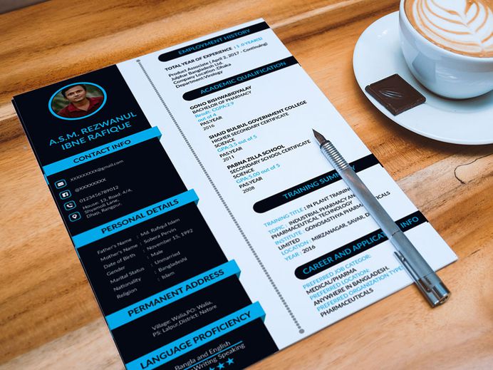 Ibne Resume - Free Modern Personal Resume Template for Job Seeker