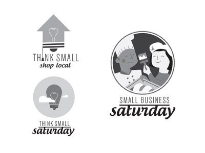 Dribbble - Think Small Saturday by Marc #icon #logo #illustration