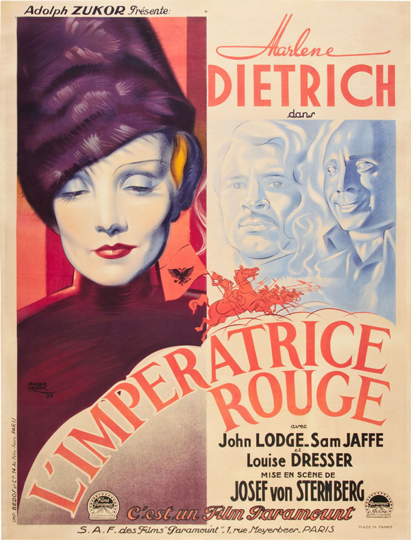 Click to enlarge image Juxtapoz 50wattsFrench007.jpg #woman #illustration #vintage #dietrich #marlene