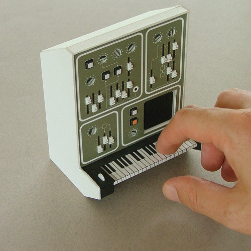 Scale #miniatures #synth #craft #art #paper