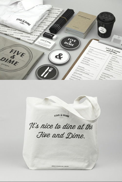 FIVE & DIME #branding #packaging #design #brand #identity