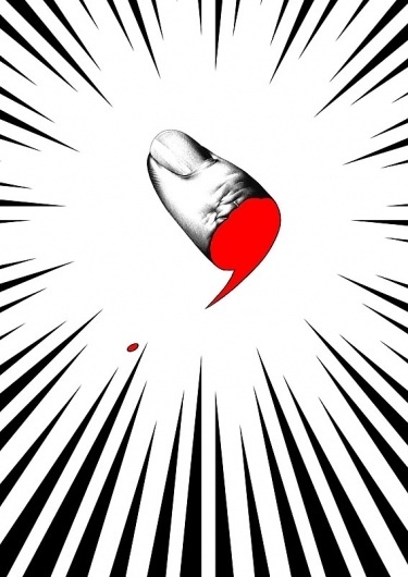 オトシマエ #ball #japanese #graphic #severed #point #pen #realistic #thumb #action