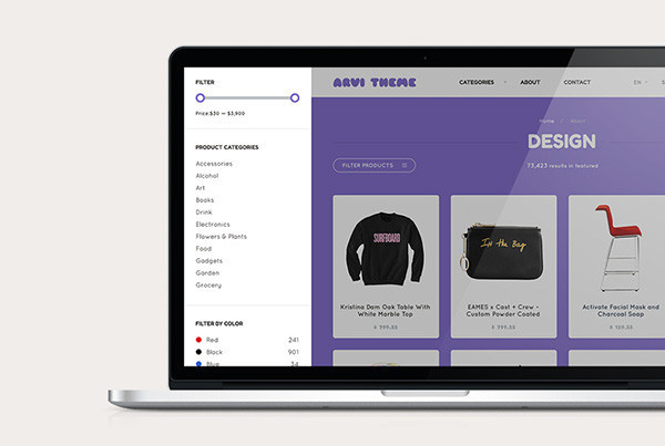 Arvi. Free PSD on Behance #flat #psd #free #portfolio #store #blog