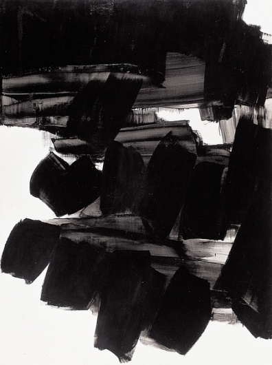- bleu rouge noir blanc, Pierre Soulages #ink #pierre #soulages #art #drawing