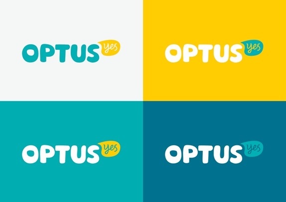 Optus Logo #stationery #identity #advertising