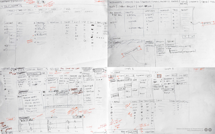 Sketches of Pro Tools, Bitwig, Cubase, and Logic Pro browsers.