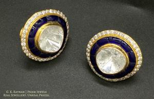 Tops / Studs - gold diamond polki kundan meena jadau jewellery