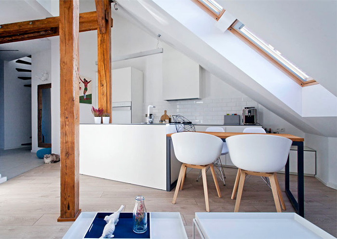 Attic Apartment by Superpozycja Architekci - #decor, #interior, #home