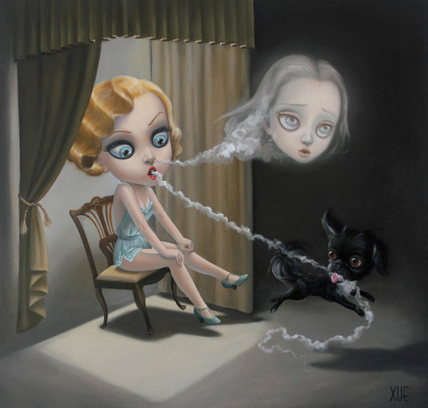 Paintings by Xue Wang #illustration #art #paintings