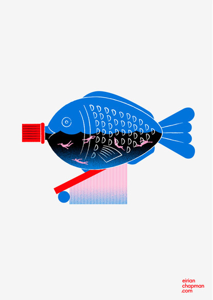 Baubauhaus. #sauce #print #soy #illustration #swimming