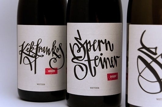 WETZER | nlmdzgn.com #wine #typography