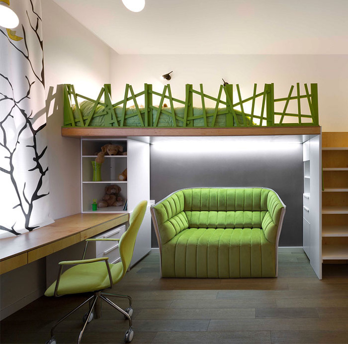 Cube House byYakusha Design Studio -#kidsroom, #decor, #kidsfurniture, home, kids room