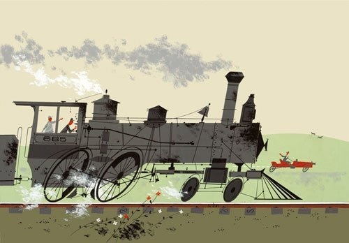 byebyesteamer #illustration #childrens #vintage #books