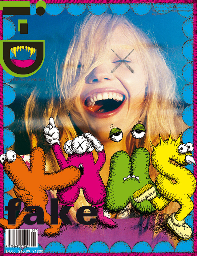 kaws i-d magazine cover