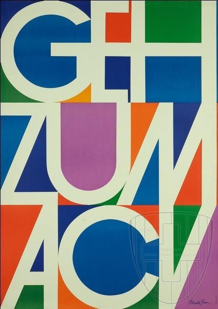 Donald Brun — Geh zum ACV (1960) #print #poster