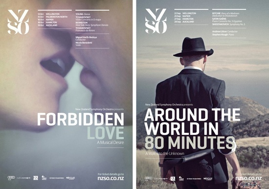 Best Awards The Church. / New Zealand Symphony Orchestra 2012 Retail Campaign #photography #editorial #typography