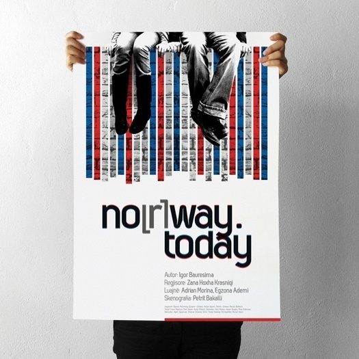 projectgraphics - typo/graphic posters #kosovo #norway #theatre #today #prishtina #projectgraphics #poster #play