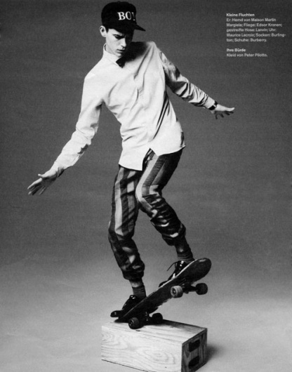 We built this world of our own #white #boy #black #photography #and #fashion #skateboard #skater