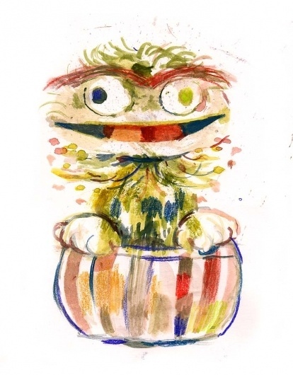 tumblr_lxmdguTTif1qjmik5o1_1280.jpg (700×895) #sesame #water #oscar #illustration #colors #street #schick #andrew