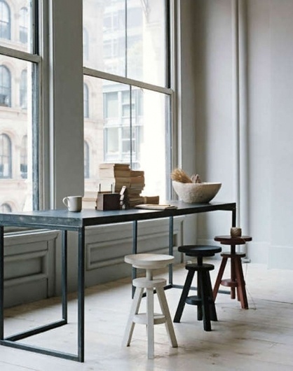 Solid frog #white #chairs #table #light #windows