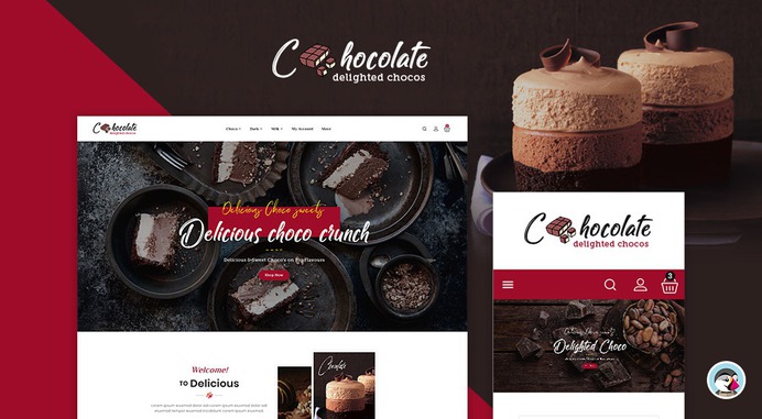 #Chocolate - #Delighted #Chocos & #Sweets - #Prestashop #Responsive #Theme | #TemplateTrip #eCommerce #Website #Design #Template