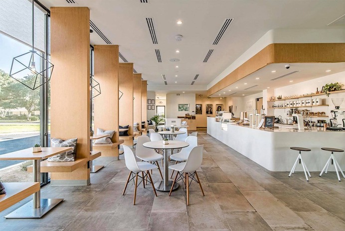 BlendIn Coffee Club - Interior #interiordesign #coffee #houston