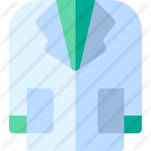 See more icon inspiration related to lab coat, healthcare and medical, clothing, laboratory, coat, fashion and science on Flaticon.
