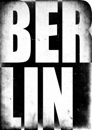 Typography Duh. #berlin #poster #typography