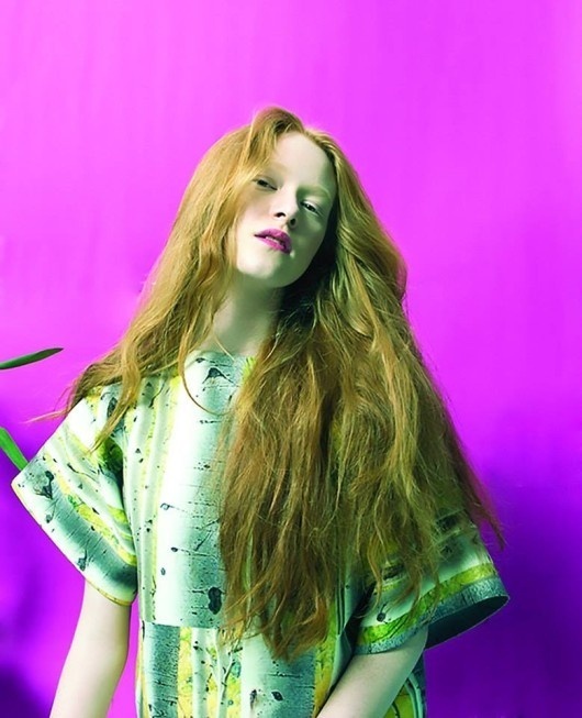 10269566_754730511226653_2259538263216815275_n #pink #photo #hair #portrait #fashion #ginger #lipstick