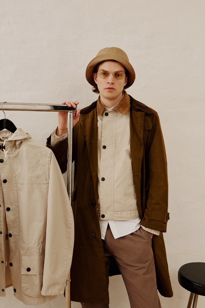 Adrian Bosch Dons Wood Wood x Barbour Made for Japan Collab