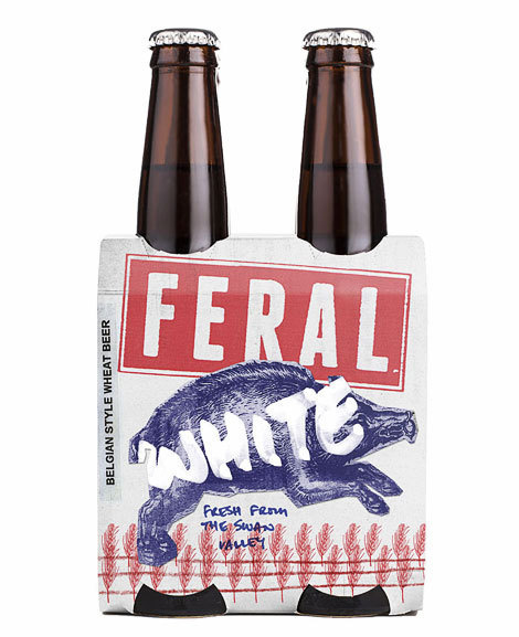 Feral White Packaging #campaign #beer